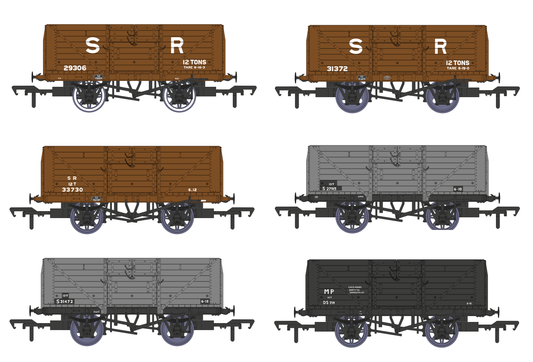Rapido OO SR 8 Plank Open Wagons
