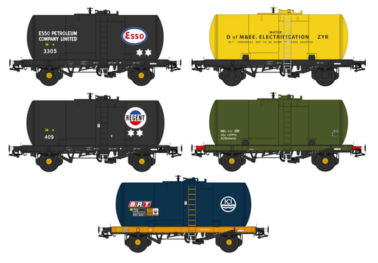Heljan O Gauge 35T 'B' Tanks