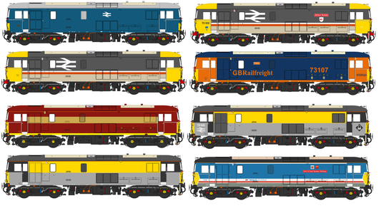 Heljan O Gauge Class 73 Artwork!
