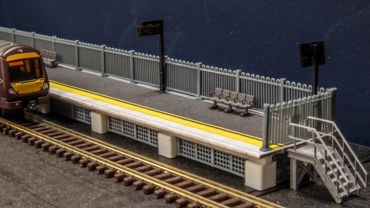 N Gauge Modern Station Complete Platform Kit