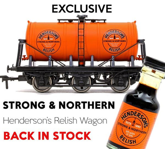 BACK IN STOCK! OO Gauge Henderson's Relish 6 wheel tank wagon