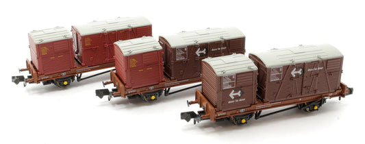IN STOCK! N Gauge Conflat P Wagons