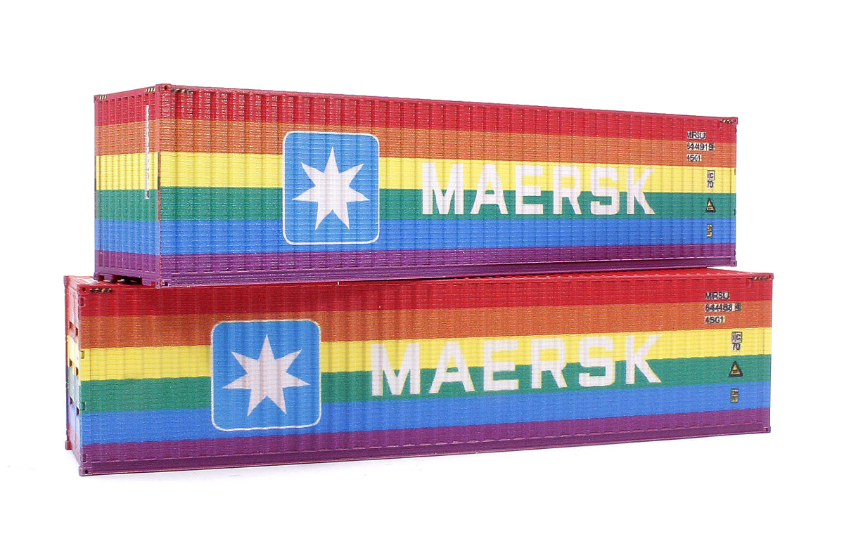 Maersk Rainbow Containers – Rails