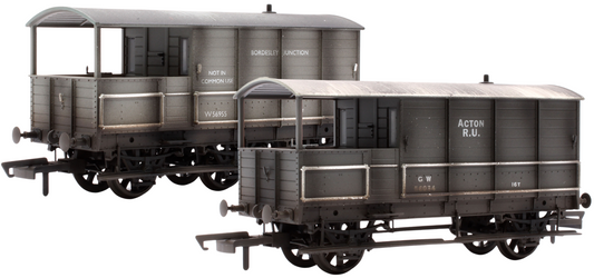 🐸 New Oxford Rail Weathered "Toad" Brake Vans