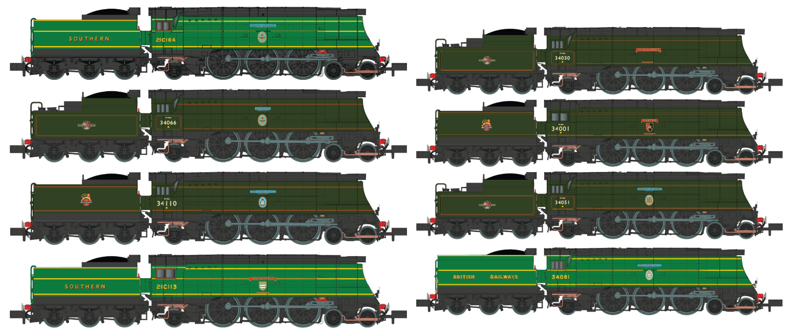 NEW Dapol West Country/Battle Of Britain Update – Rails of Sheffield