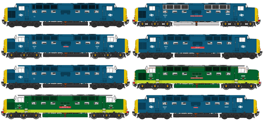 Heljan O Gauge Class 55 Deltic