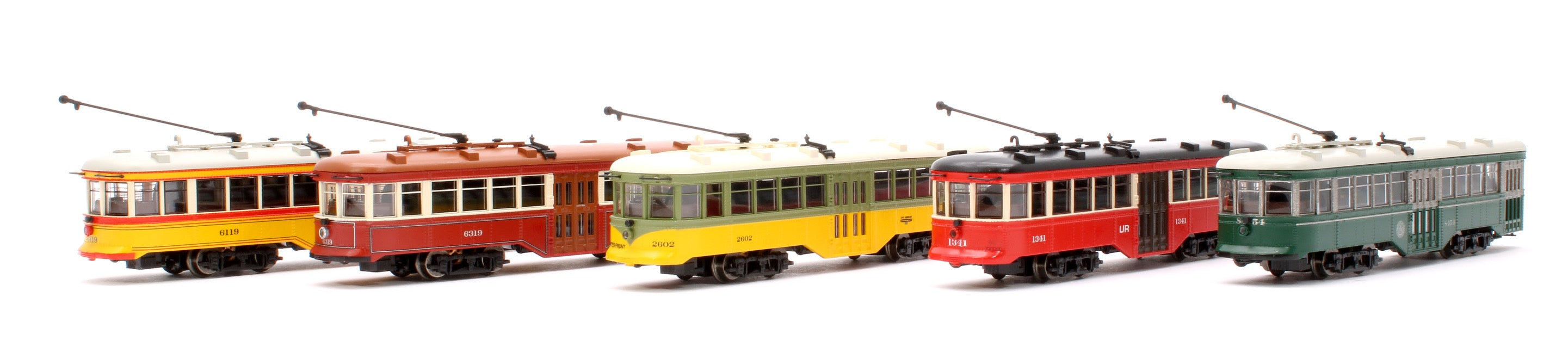 🚋 Bargain Bachmann USA N Scale Peterwitt Streetcars – Rails