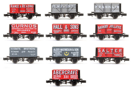 N Gauge Mathieson 7 Plank Private Owner Wagons