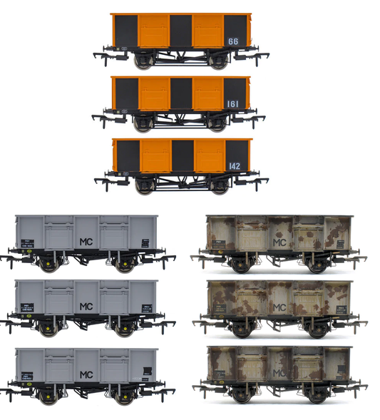 21 Ton Steel Mineral Wagon Triple Packs