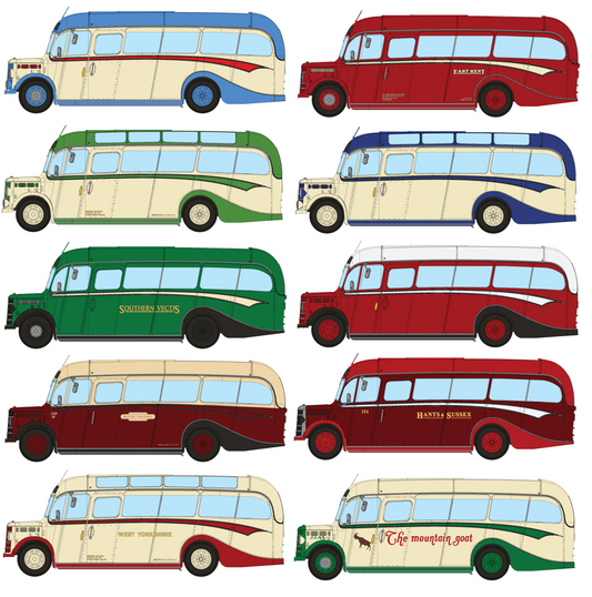 Rapido Announce 1:76 Bedford OB Coaches