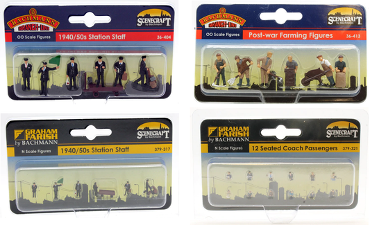 N & OO Scenecraft Figures