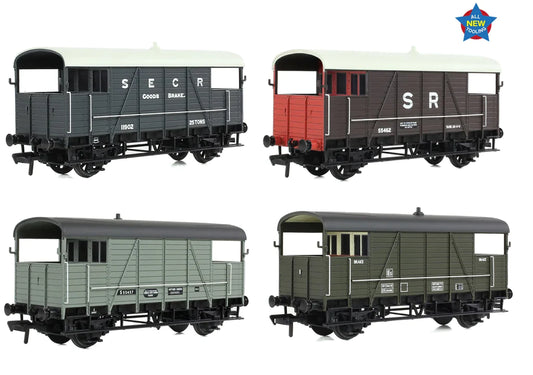 SE&CR 25 Ton Dance Hall Brake Vans