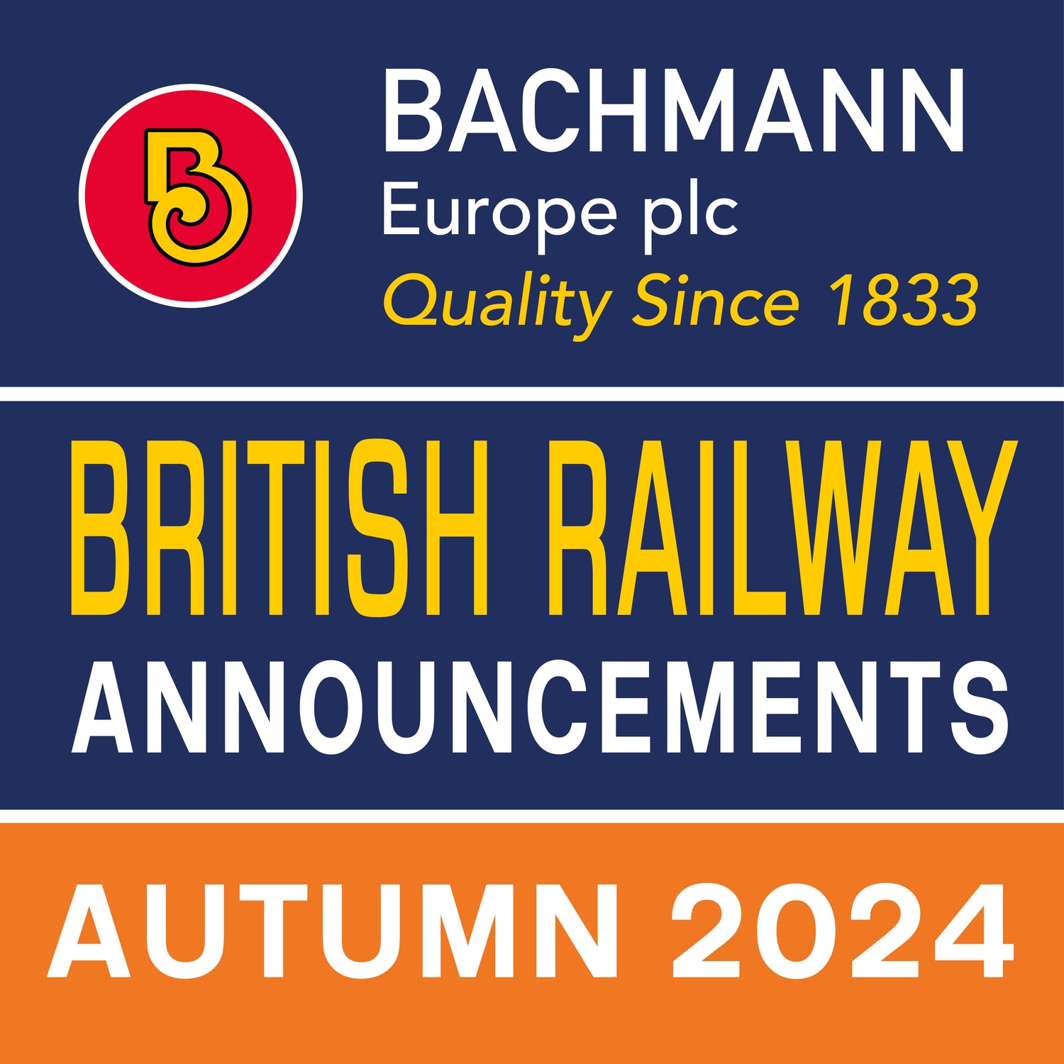 Bachmann Autumn 2024 Announcements