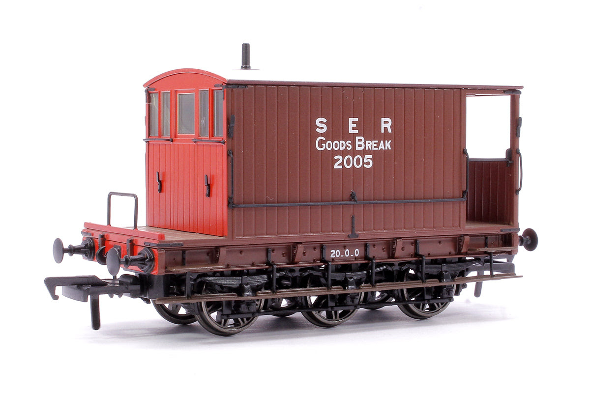 SECR Single Veranda 6 Wheel Brake Van