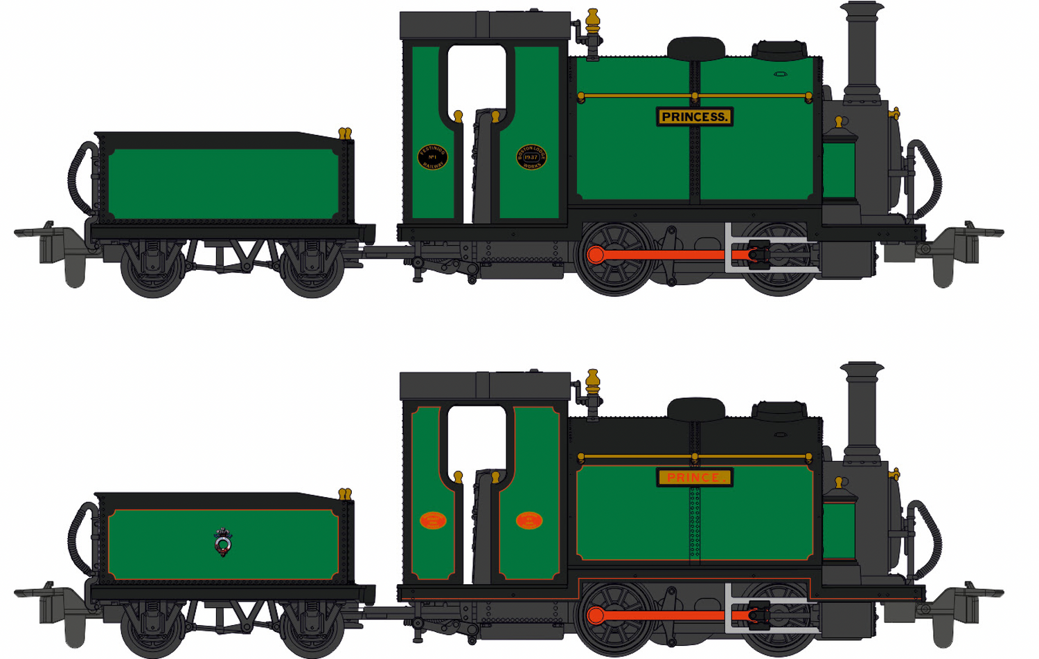 OO9 Small England Locomotives