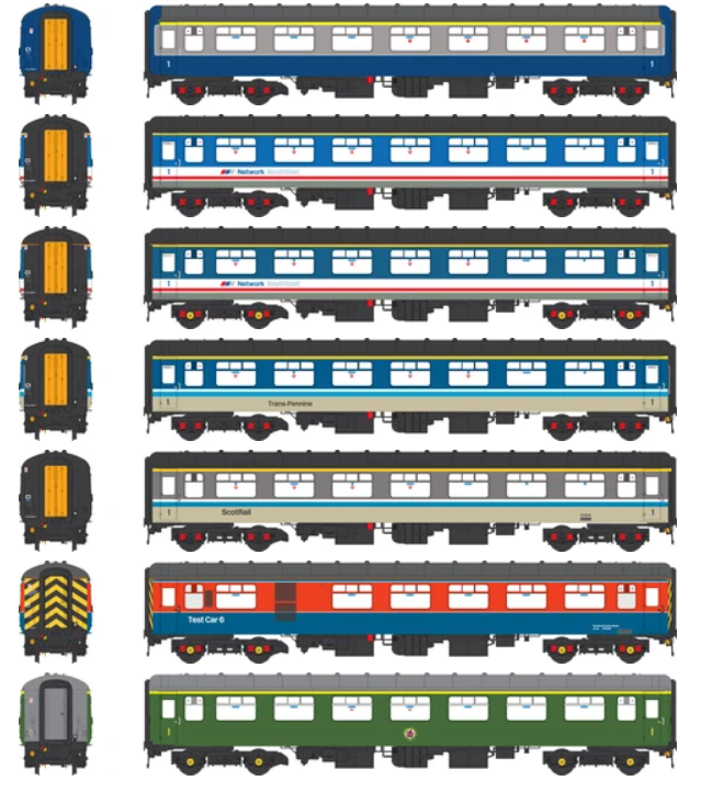 Heljan MK2 FK Coaches