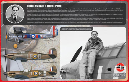 A40101 Legends - Douglas Bader - Triple Pack Model Kit