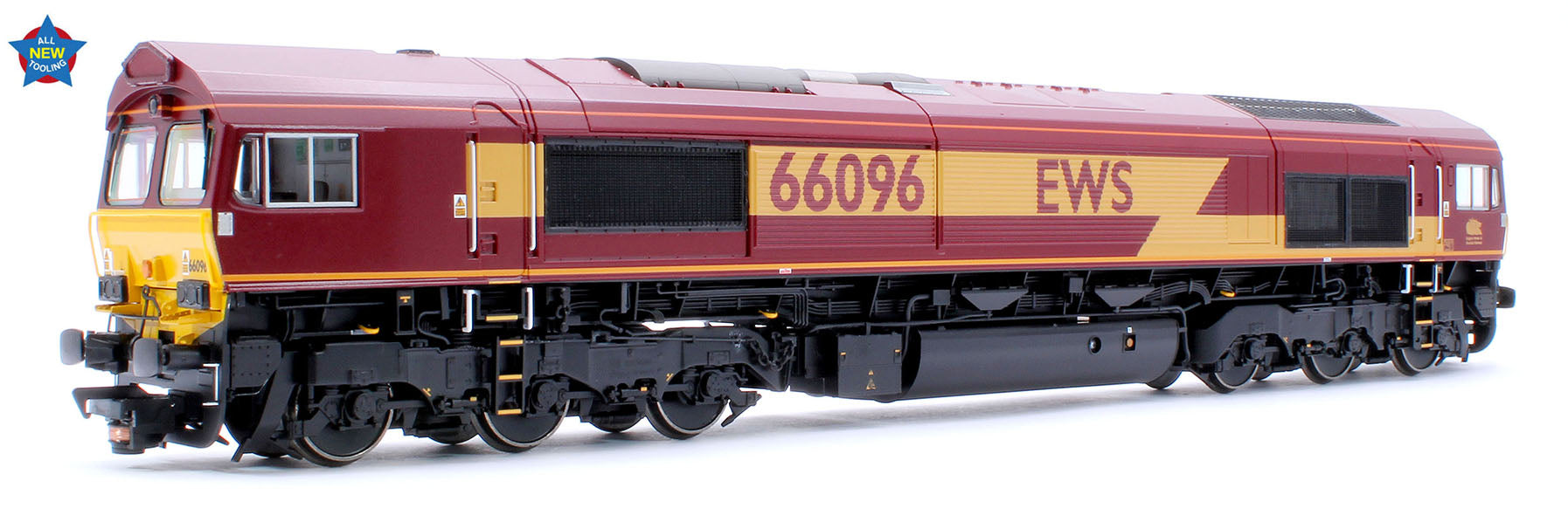 Bachmann 50-000A Class 66/0 66096 EWS Diesel Locomotive – Rails