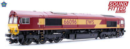 Class 66/0 66096 EWS Diesel Locomotive - Deluxe DCC Sound