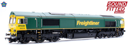 Class 66/5 66515 Freightliner Green Diesel Locomotive - Deluxe DCC Sound