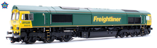 Class 66/5 66515 Freightliner Green Diesel Locomotive