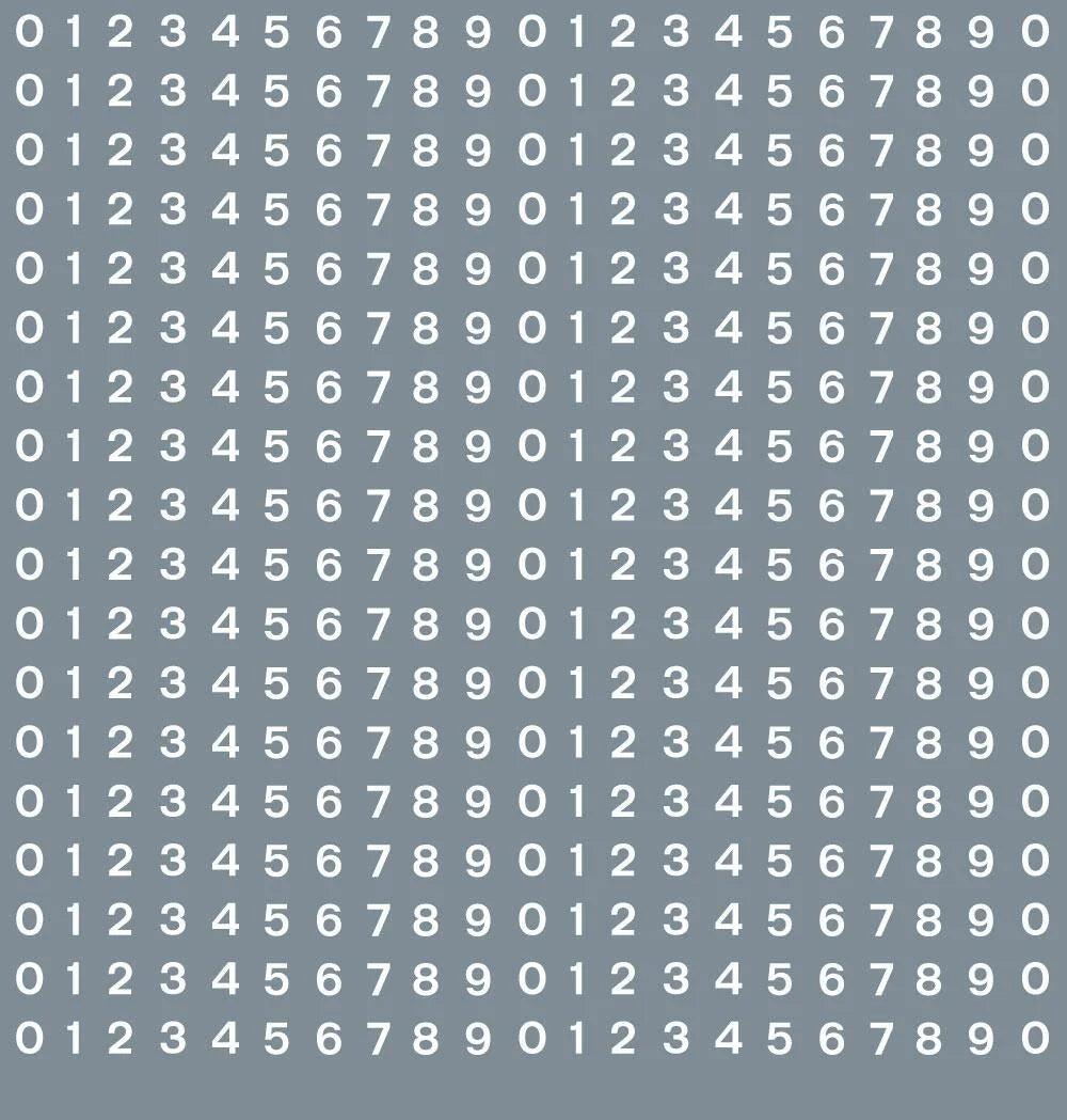 Numeric/alphabet sheet: white BR numbering (2mm high) Waterslide Decals