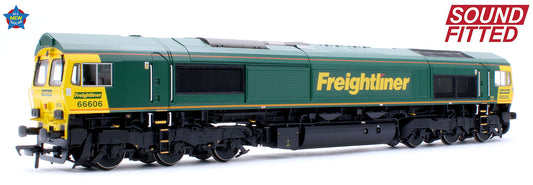 Class 66/6 66606 Freightliner Green Diesel Locomotive - DCC Sound