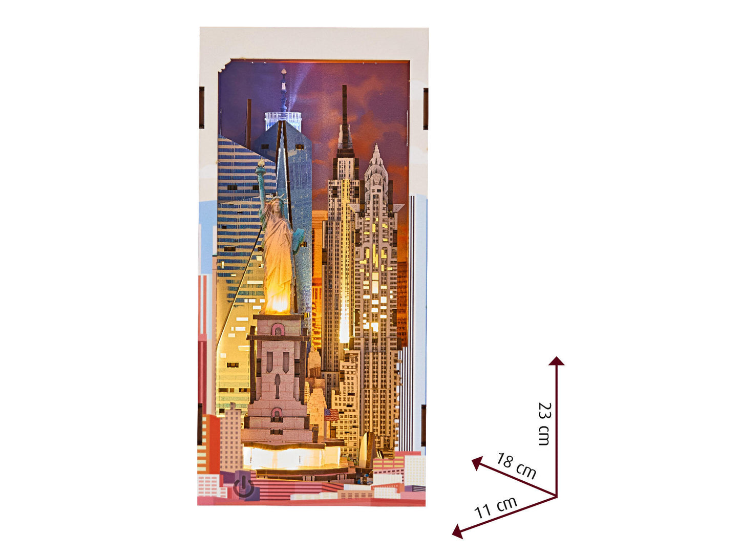 00540 New York Tiny Adventures Book Nook Model Kit