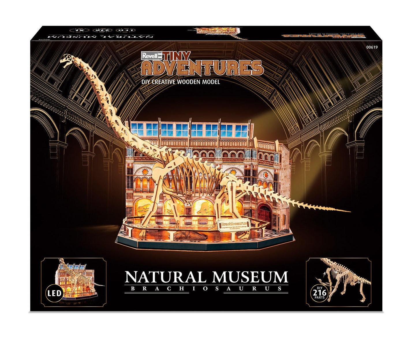 Natural Museum Brachiosaurus Tiny Adventures Model Kit
