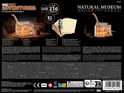 Natural Museum Brachiosaurus Tiny Adventures Model Kit