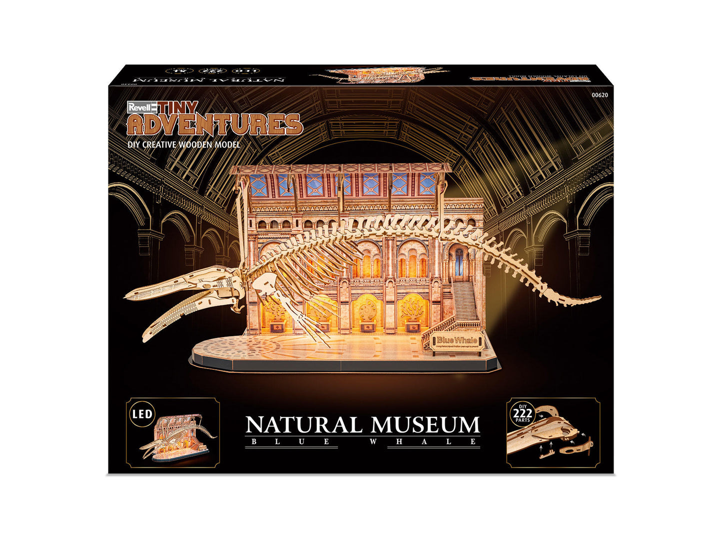 Natural Museum Blue Whale Tiny Adventures Model Kit