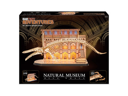 Natural Museum Blue Whale Tiny Adventures Model Kit