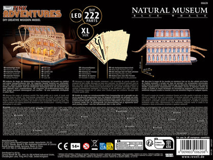 Natural Museum Blue Whale Tiny Adventures Model Kit