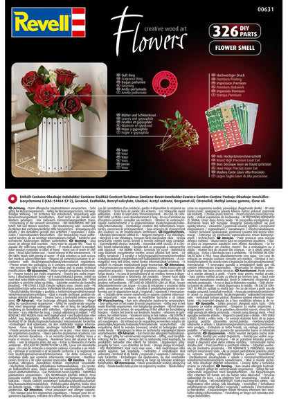 Dream of Roses Creative Wood Art Flowers Model Kit