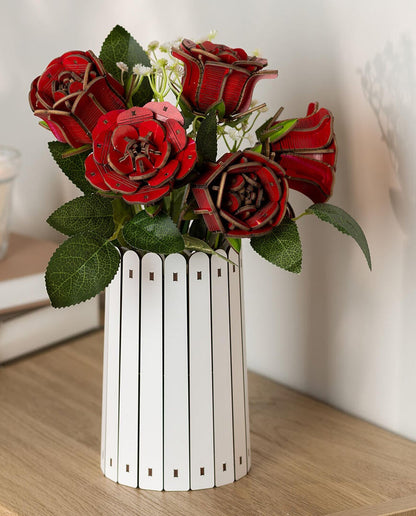 Dream of Roses Creative Wood Art Flowers Model Kit