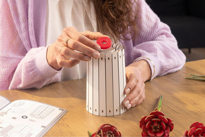 Dream of Roses Creative Wood Art Flowers Model Kit