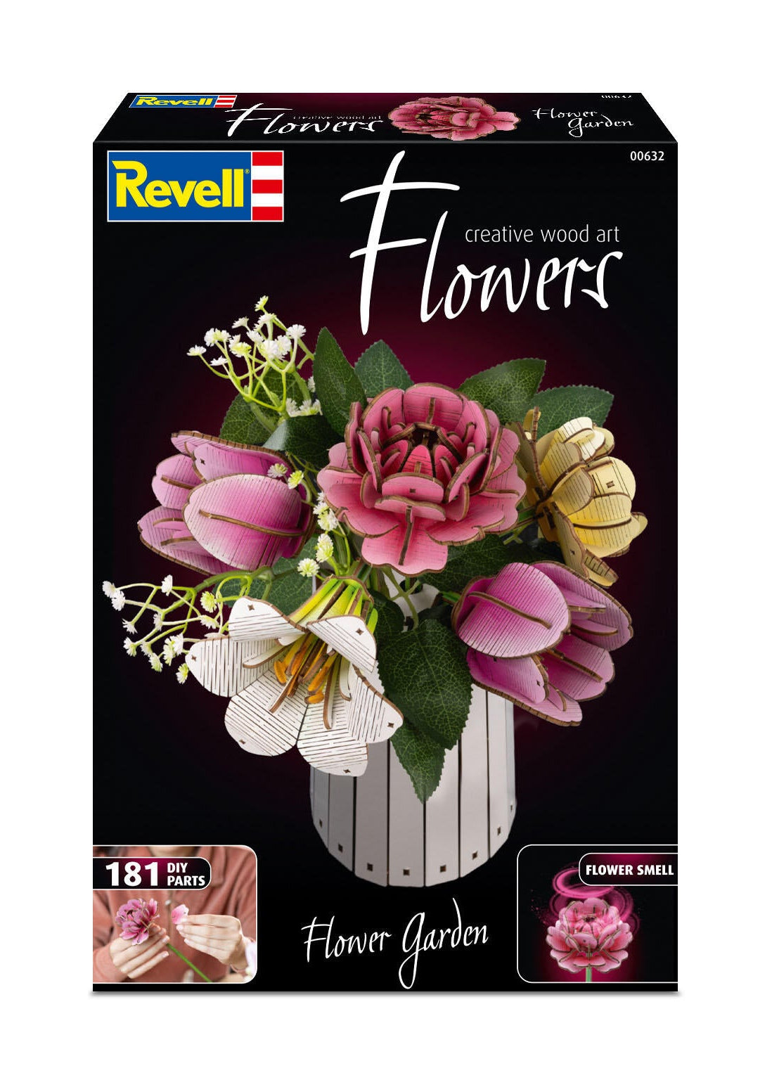 Flower Garden Creative Wood Art Flowers Model Kit
