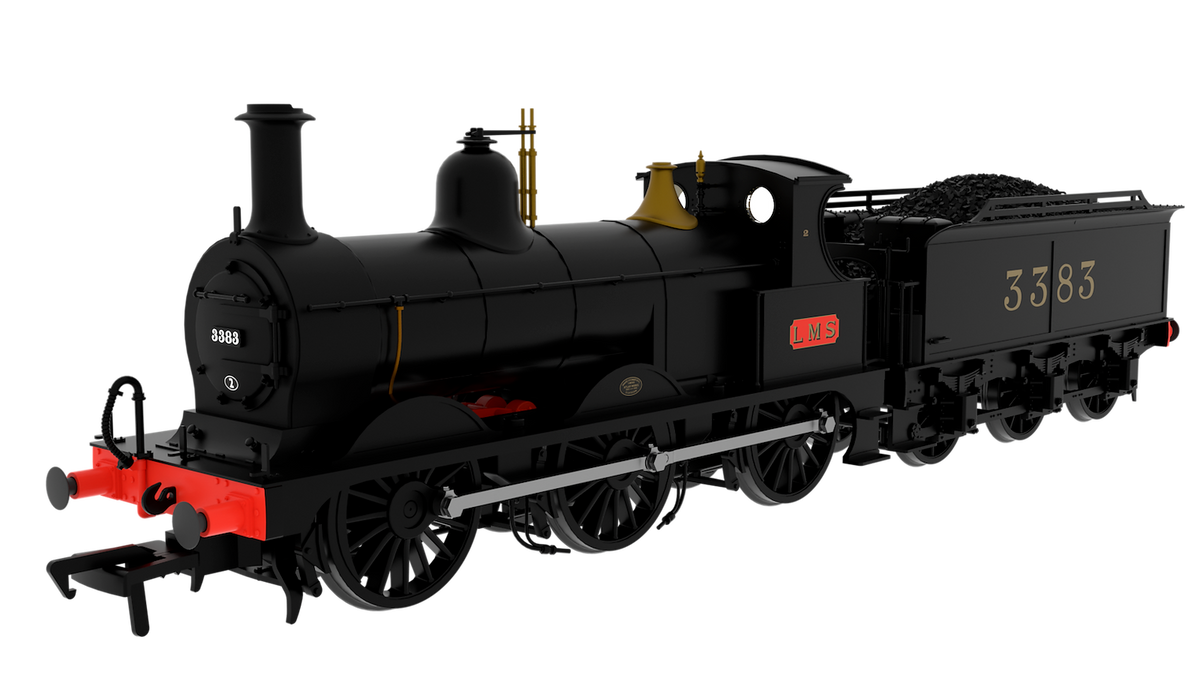 837511 MR Class M 0-6-0 - No.3383 LMS Black Steam Locomotive - DCC Sound