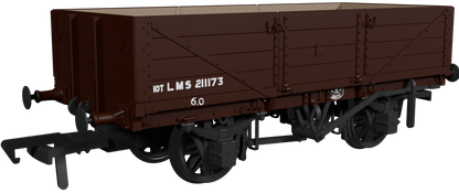 LNWR D84 4-Plank Open LMS Bauxite (post-1936) No.211173