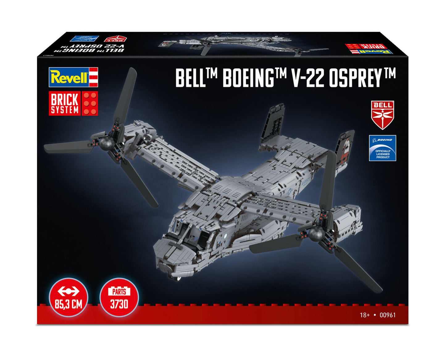 Bell Boeing V-22 Osprey Brick System Model Kit