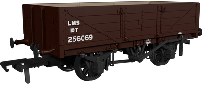 LNWR D90 4-Plank Open LMS Bauxite (post-1936) No.256069