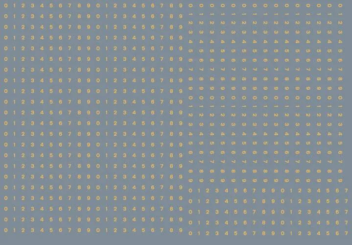 RT-ALL-0183 RAILTEC All-0183 Numeric sheet: old gold BR numbering (1mm high)