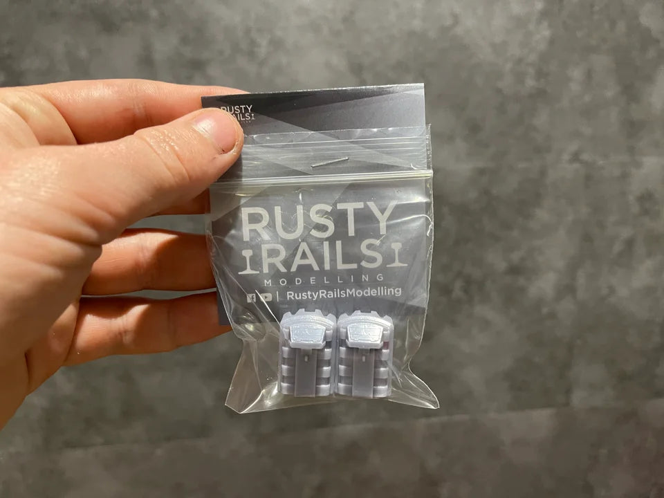 OO Gauge Portable Fuel Tanks (Pack of 2) - Unpainted