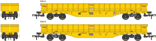 JNA-Y 'Hawk' Inner Wagon Network Rail Yellow 81705831219-7