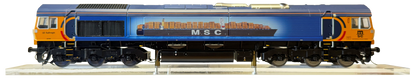 7D-066-003S Class 66 709 GBRF Sorrento MSC Livery Diesel Locomotive - DCC Sound