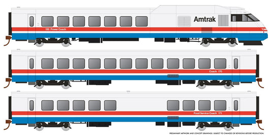 025501 HO RTL Turboliner (DCC/Sound) - Set #1 - Phase III Early