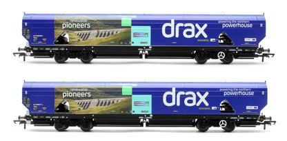 Pre-Owned Drax Biomass Wagon Pack 83700698071-3 & 83700698009-3
