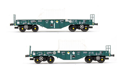 Pre-Owned ACC1115 FNA-D 'New Generation' Nuclear Flask Carrier - Teal - Twin Pack A
