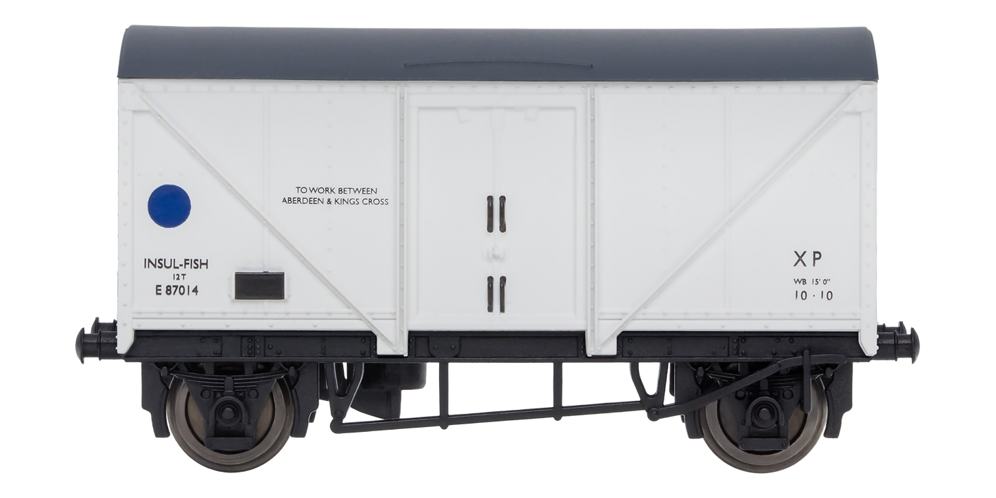 2F-019-009 Blue Spot Fish Van White E87014