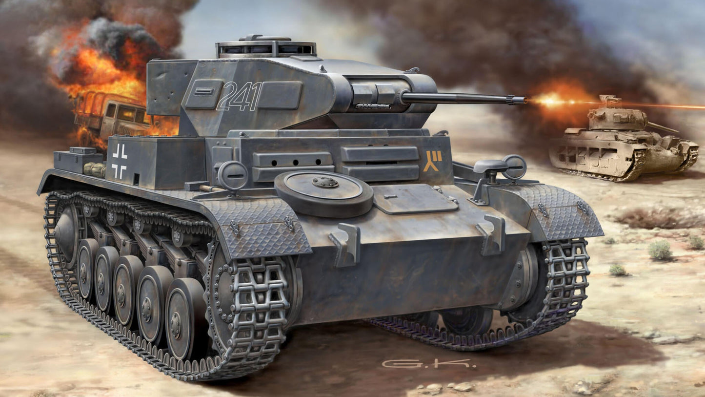 PzKpfw II Ausf. F model kit